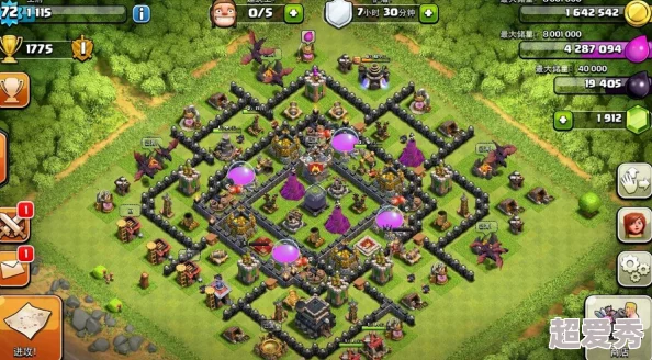 惊喜来袭！部落冲突COC10本顶级石法防两星阵型独家分享，解锁制胜新策略！