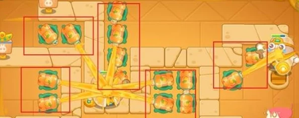 《保卫萝卜4》法老归来第78关通关攻略：揭秘橘子汽水与陀螺炮台制胜技巧